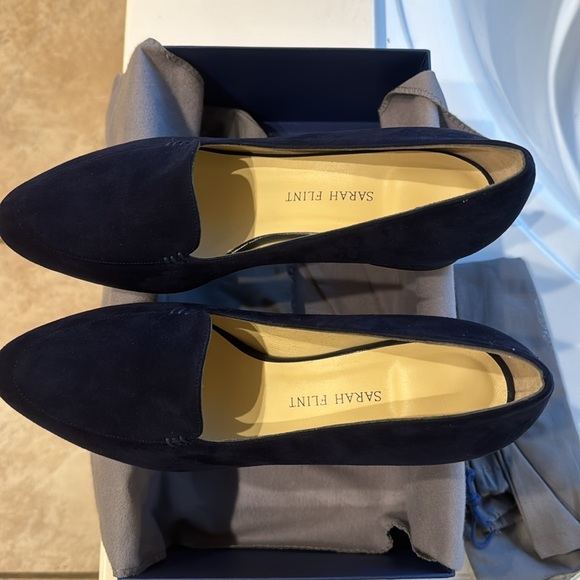 Sarah Flint | Rosie | Navy Suede | Size Women’s 39 / 8.5 US - Picture 5 of 12
